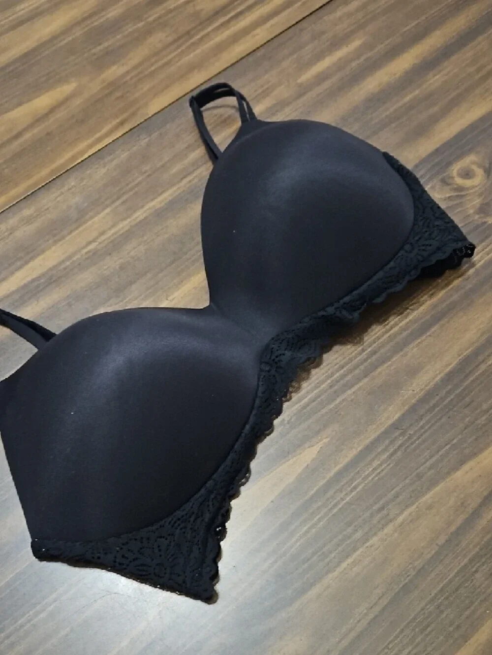 T-Shirt Bra with Lace Band